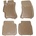 Carmart Гумени стелки за SUBARU Impreza (2007-2011) / Forester (2008-2013) / Legacy (2004-2009) - тип леген бежови