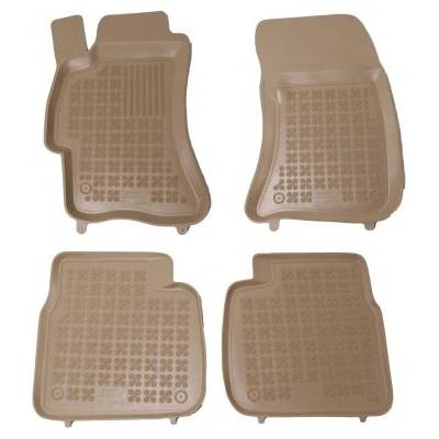 Гумени стелки за SUBARU Impreza (2007-2011) / Forester (2008-2013) / Legacy (2004-2009) - тип леген бежови