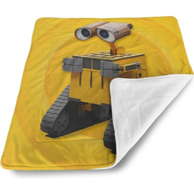 Sablio Detská deka pre bábätko Wall E robot Žlutý