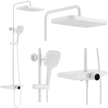 Rea Комплект за душ REA Bari White (REA-P0895)