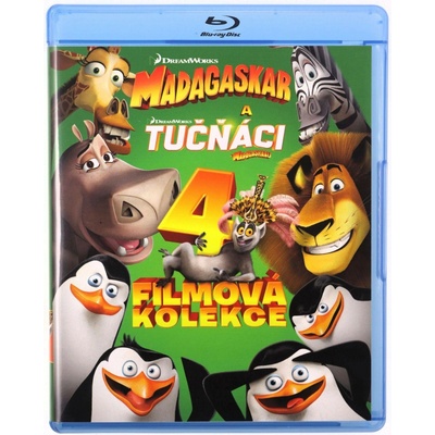 Madagaskar 1-3 + Tučňáci z Madagaskaru kolekce (4 BD