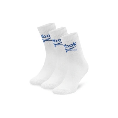 Reebok Комплект 3 чифта дълги чорапи мъжки R0255-SS24 (3-pack) Бял (R0255-SS24 (3-pack))