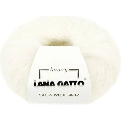 Lana Gatto Silk Mohair 6027 slonová kost bílá