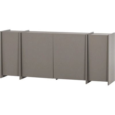 WOOOD Сив скрин от декор от ясен 200x85x44 cm Brock - WOOOD (377893-WG)