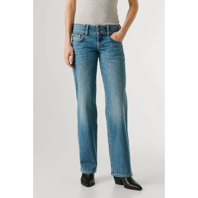 Pepe Jeans Dámské džíny STRAIGHT JEANS LW VENUS denim