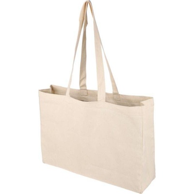 Oeko-Tex bavlna (220 gsm) nákupná taška Imogen, hnedá khaki