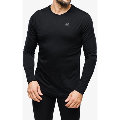 Odlo Merino 200 BL Top Crew Neck LS black