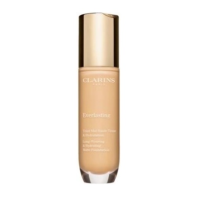 Clarins Everlasting Foundation dlouhotrvající make-up s matným efektem 101W Linen 30 ml