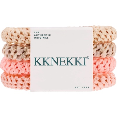 KKNEKKI Gumička do vlasů Kknekki no. 63 – set 4 ks, multi barva, textil