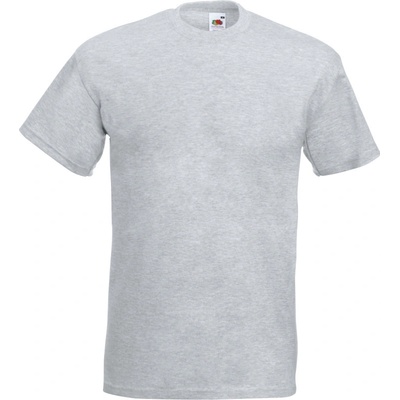 Fruit of the Loom tričko Super Premium T krátký rukáv pánské COT16104461001-heather grey