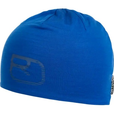 Ortovox 120 COOL TEC LOGO BEANIE modrá