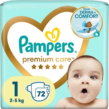 Pampers Памперси за новородено Pampers Premium Care 1 (2-5кг. ) - 72 броя