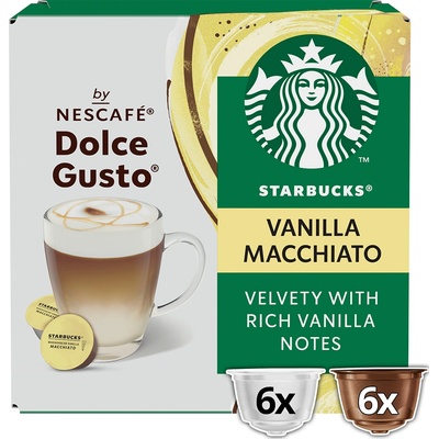 Starbucks Nescafé Dolce Gusto Madagaskar Vanilla Macchiato 12 ks – Hledejceny.cz