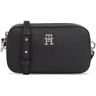 Tommy Hilfiger Дамска чанта Tommy Hilfiger Th Emblem Camera Bag AW0AW15179 Black BDS (Th Emblem Camera Bag AW0AW15179)