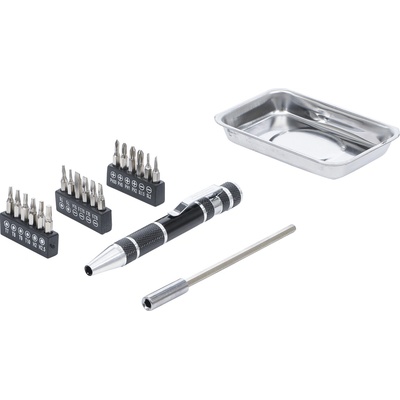BGS Diy Sada přesných bitů s magnetickou stopkou 21dílná BGS20821