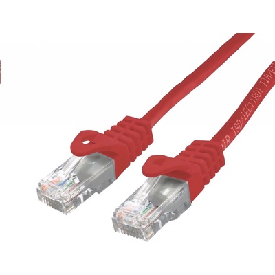 C-TECH CB-PP6-3R patch, Cat6, UTP, 3m, červený