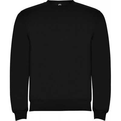 Clasica unisex sveter s výstrihom crewneck čierna