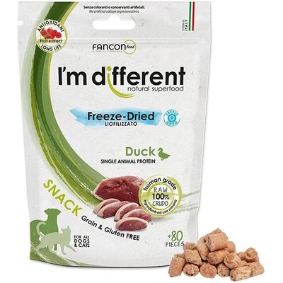 I´M DIFFERRENT SNACK kačica mrazom sušená maškrta 40 g