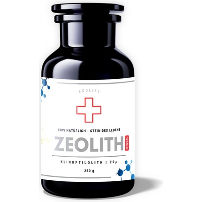 Ecolife Zeolit klinoptilolit 20µ prášok 250 g Kameň života