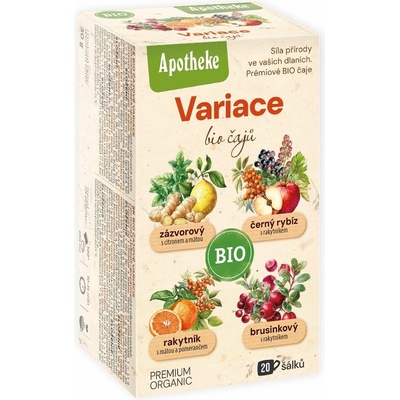 Apotheke BIO Variace bio čajů 20 sáčků