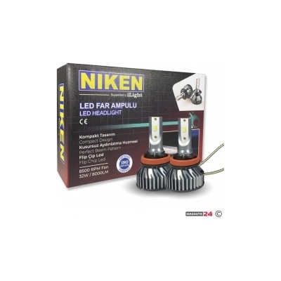 NIKEN Диодни крушки NIken H11 ПРО 2бр/к-т