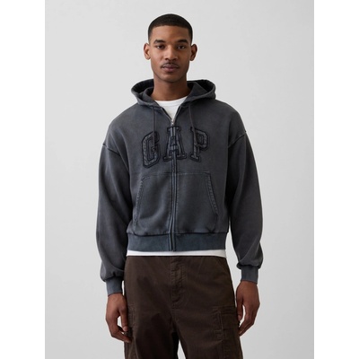 Gap Oversize mikina s logem VintageSoft Černá