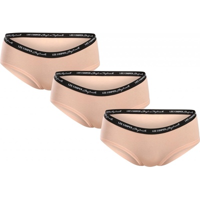 Lee Cooper 3PACK dámske nohavičky (PO41046) béžové