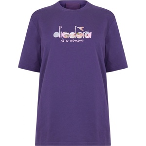 Diadora Тениска Diadora Women's Eye Short Sleeve T-Shirt - Purple Glass
