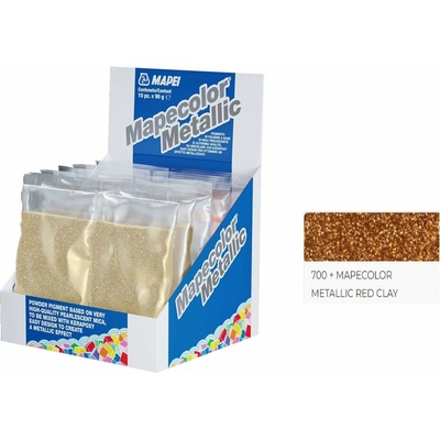 MAPEI Mapecolor Metallic metalický pigment do epoxidovej škárovacej malty 0.09 kg Metallic Red Clay