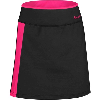 Etape Laura cyklistická sukně černá/růžová
