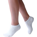 Gina dámske ponožky kotníčkové Bambusové 82005P bílá