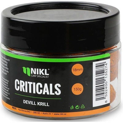 Karel Nikl Criticals boilies Devill Krill 150 g 20 mm – Zboží Dáma