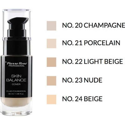 Pierre René skin Balance Foundation Professional krycí make-up 21 Porcelaine 30 ml