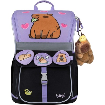 Baagl ZIPPY KAPYBARA fialová černá