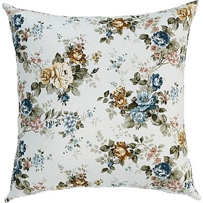 ВЪЗГЛАВНИЦА ДЕКОРАТИВНА РОЗИ 40х40см СИНЯ (deco160626/005)