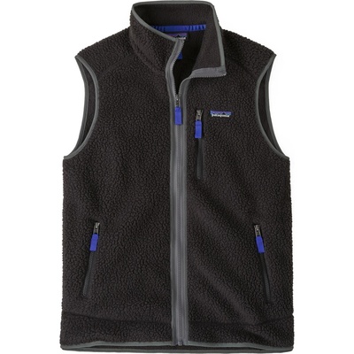 Patagonia Мъжки поларен елек Patagonia Retro Pile Vest Fleece vest - Black / Forge Grey - размер XXL (032-0699-2016)