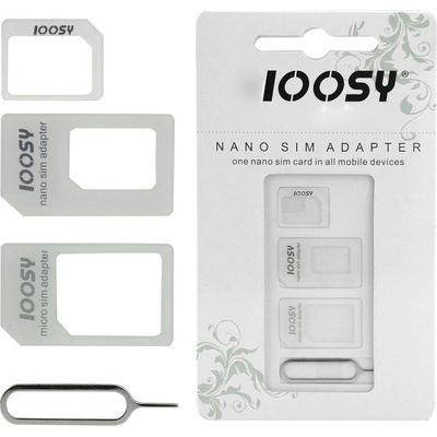 NOOSY Nano/Micro SIM adaptér 3v1 61321