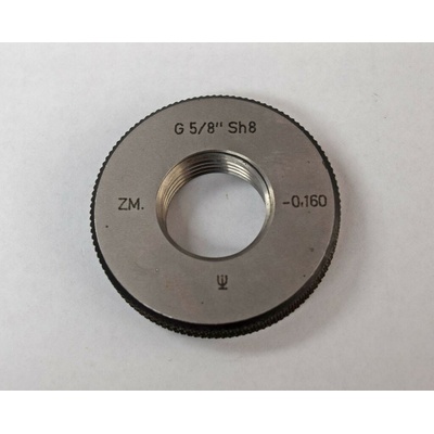 Závitový kalibr - kroužek G 1 3/8" Sh8 - zmetkový - doprodej NN-ZKK-G1-3/8-Z-Sh8
