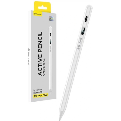 Blavec Univerzální aktivní kapacitní stylus USB-C bílý BPA-02