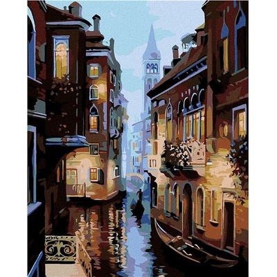 zuty Malování podle čísel Benátky 40 x 50 cm vypnuté plátno na rám