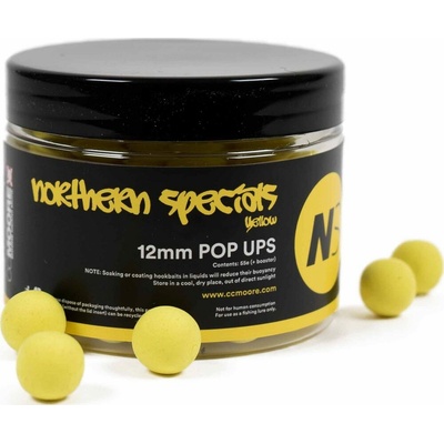 CC Moore Plávajúce boilies NS1 Pop Ups Yellow - 12 mm 55 ks