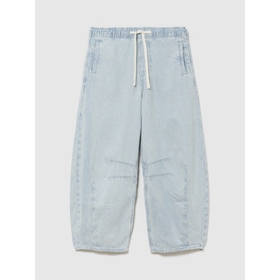GAP Džínsy Mid Rise Easy Horseshoe UltraSoft Modrá