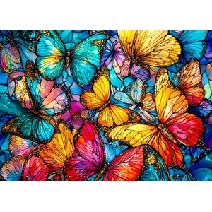 Enjoy - Puzzle Butterfly Extravaganza - 1 000 piese