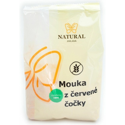 Natural Mouka z červené čočky bez lepku 400 g