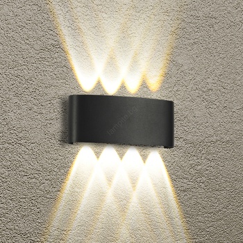 Brilagi - LED външна стенна лампа FLAREBOX LED/8W/230V черна IP65 (BG2261)