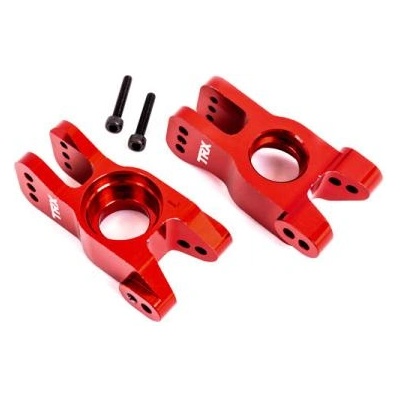 Traxxas задни главини алуминиеви червено анодирани (лява и дясна)