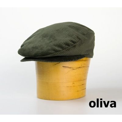 Manšestrová bekovka jednobarevná olivová