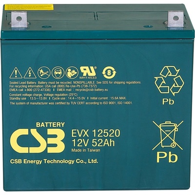 CSB EVX12520 12V 52Ah 500A