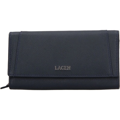 Lagen Dámská kožená BLC/5064/621 Navy blue