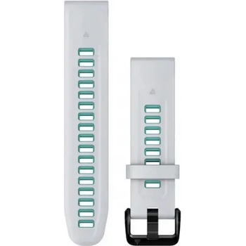 Image 1 of Garmin QuickFit® 20 Whitestone/Aqua силоконова каишка 010-13279-07 (010-13279-07)
